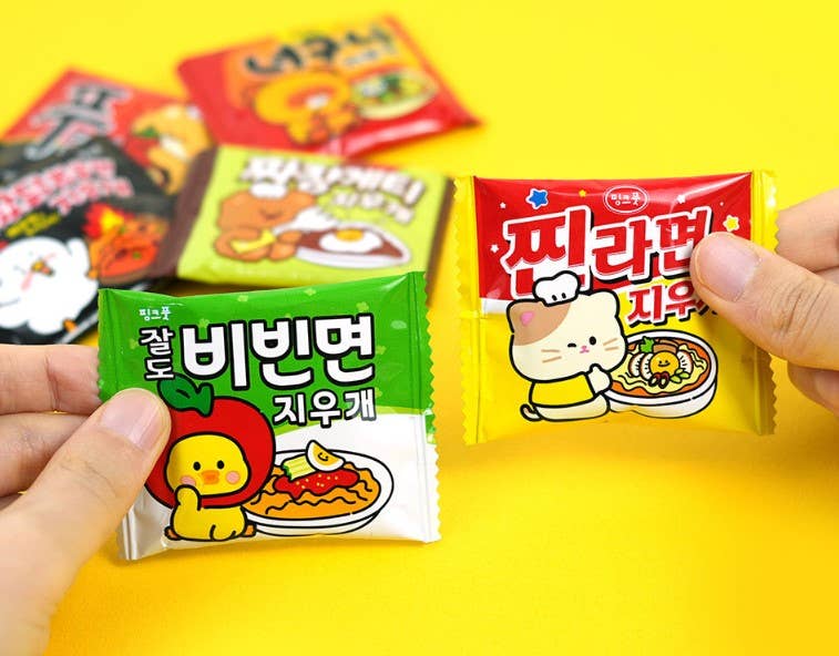K -Ramen Shape Earaser Pack- Fun, goodybag