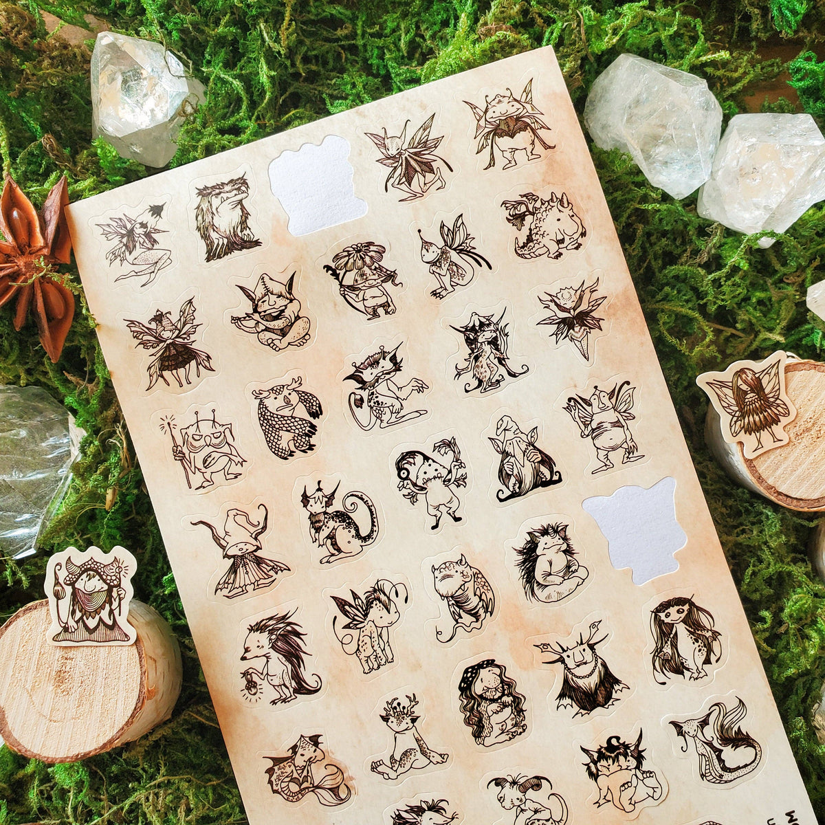 Wildwood Folk Sticker Sheet
