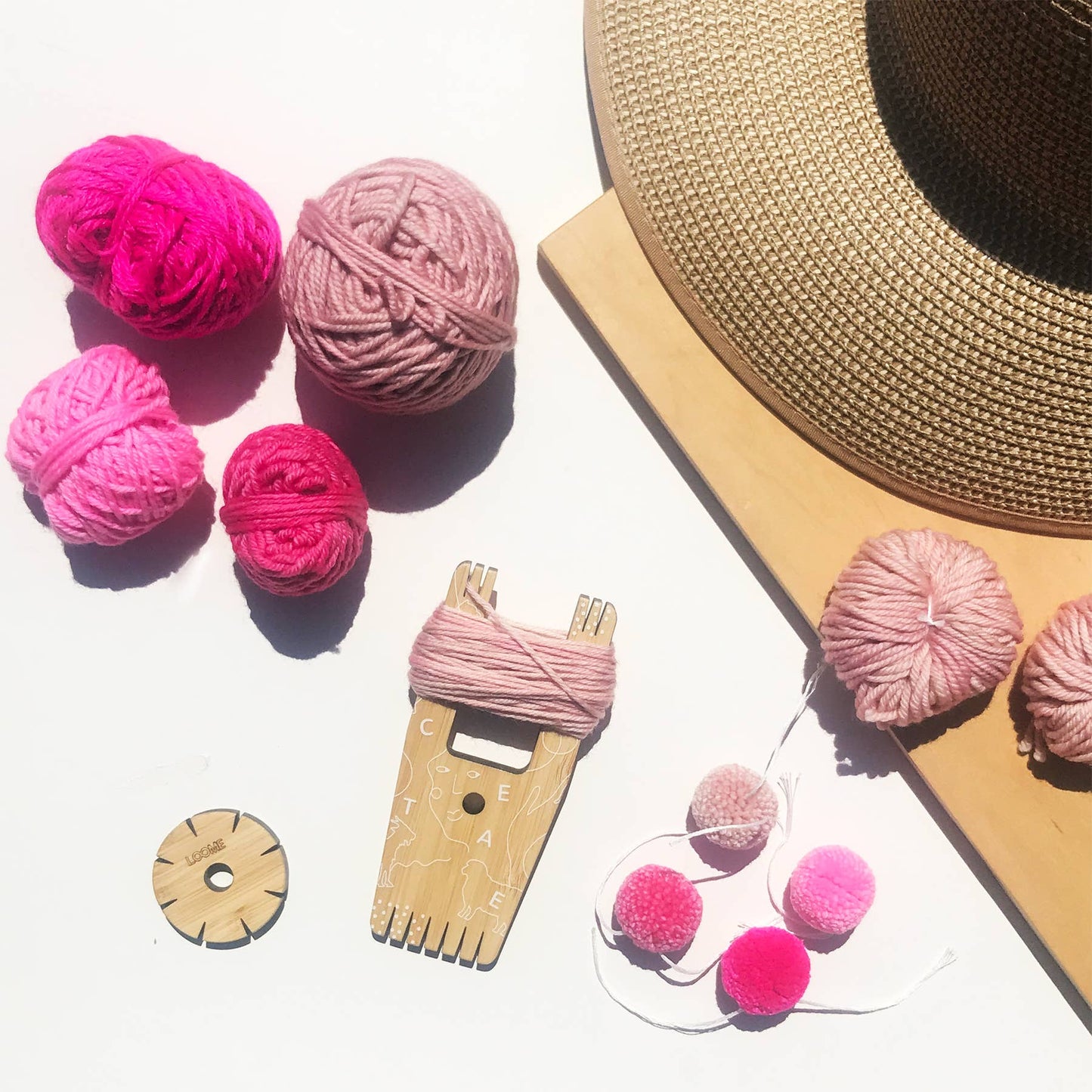 2-in-1 Pom Pom Trim Guide & Kumihimo Cord Maker