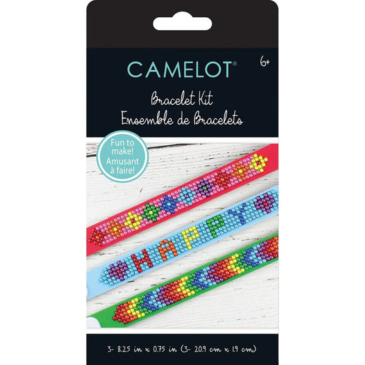 Camelot Dotz Diamond Bracelet Kit: Rainbow Happy