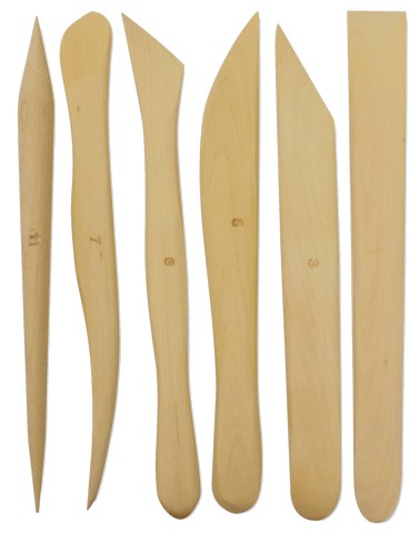Wood Modeling Tools 6 Piece Set