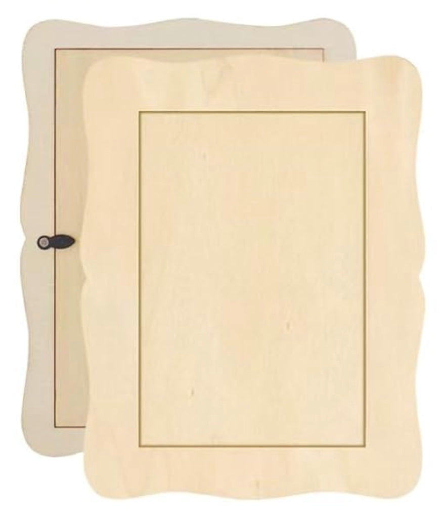 Unfinished Wood Craft Picture Frame for 4x6"