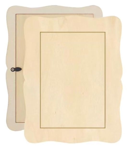 Unfinished Wood Craft Picture Frame for 4x6"