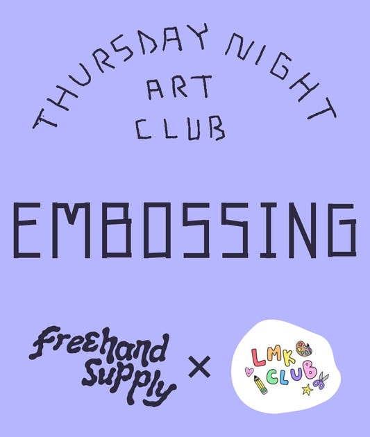 Art Club X LMK Club: Tin Embossing