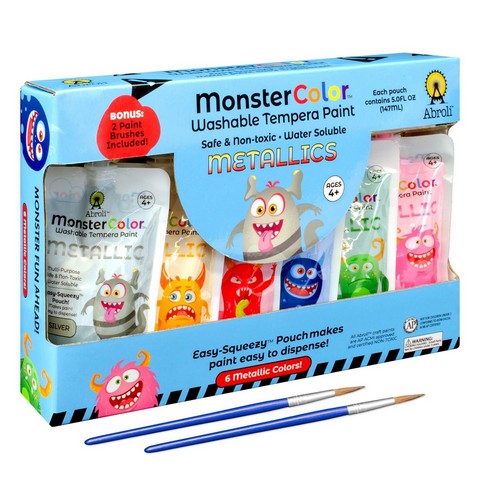 Monster Washable Tempera Set