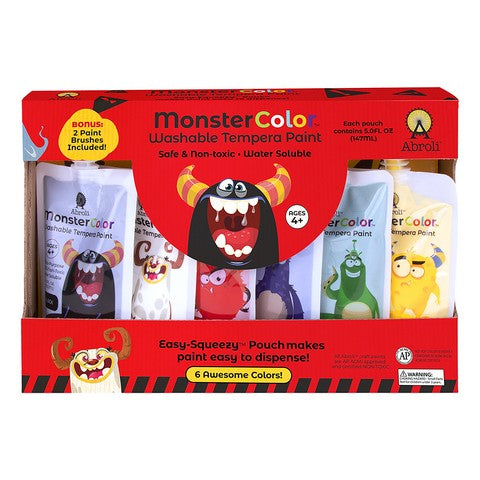 Monster Washable Tempera Set
