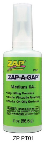 Zap-A-Gap CA+ Adhesive 2oz