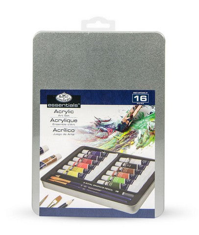 Royal Brush Acrylic Painting Medium Tin Art Set