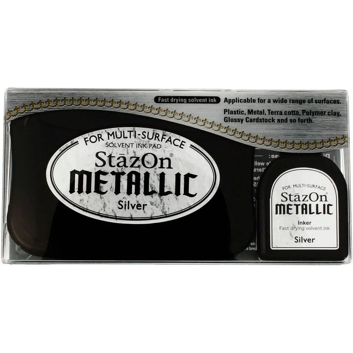 Tsukineko StazOn Metallic Permanent Ink