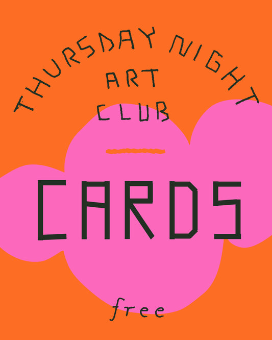 Thursday Night Art Club: Stamped Holiday Cards