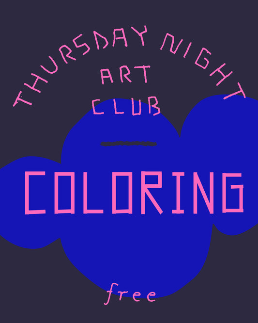 Thursday Night Art Club: Coloring Pages