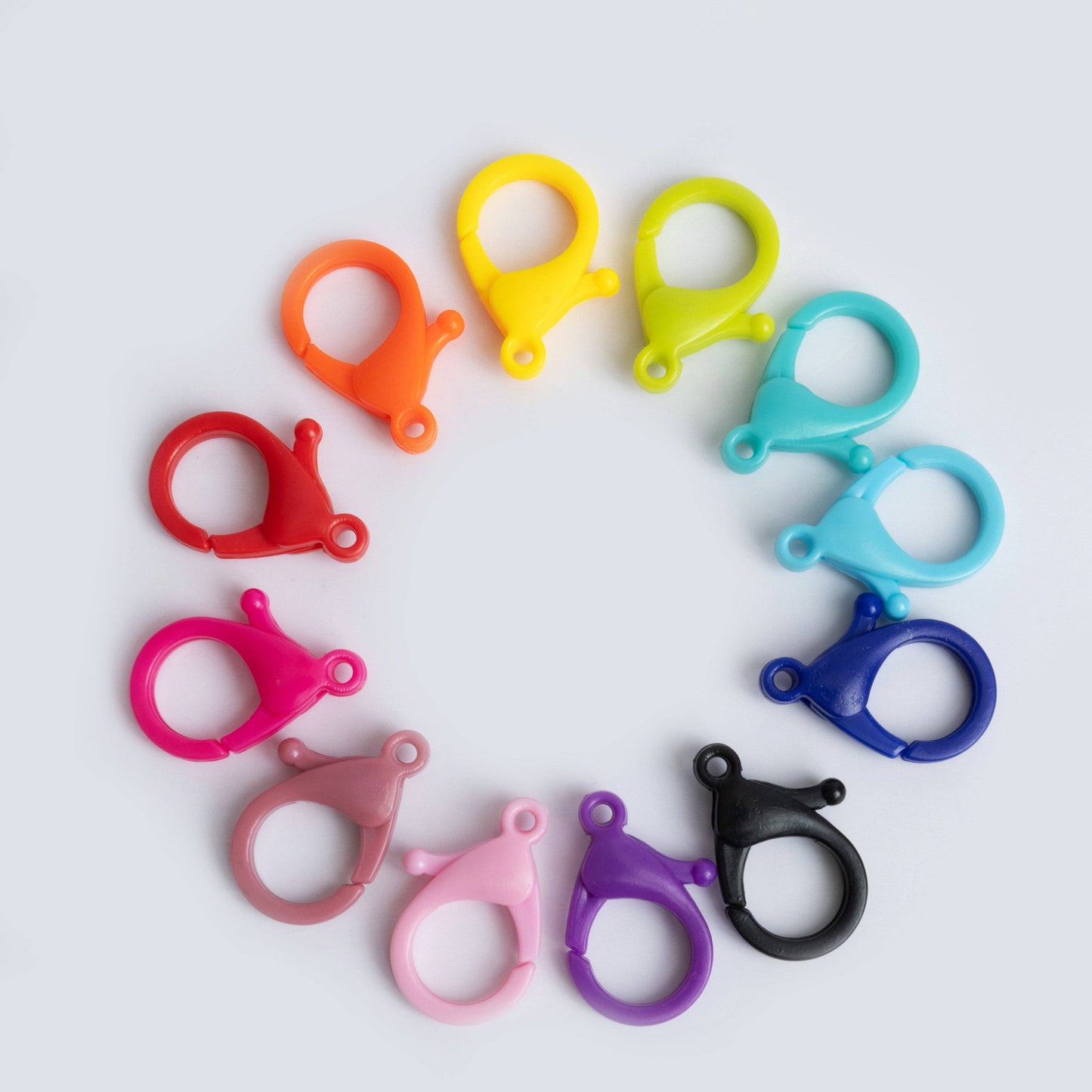 Plastic Lobster Clasps 12pk
