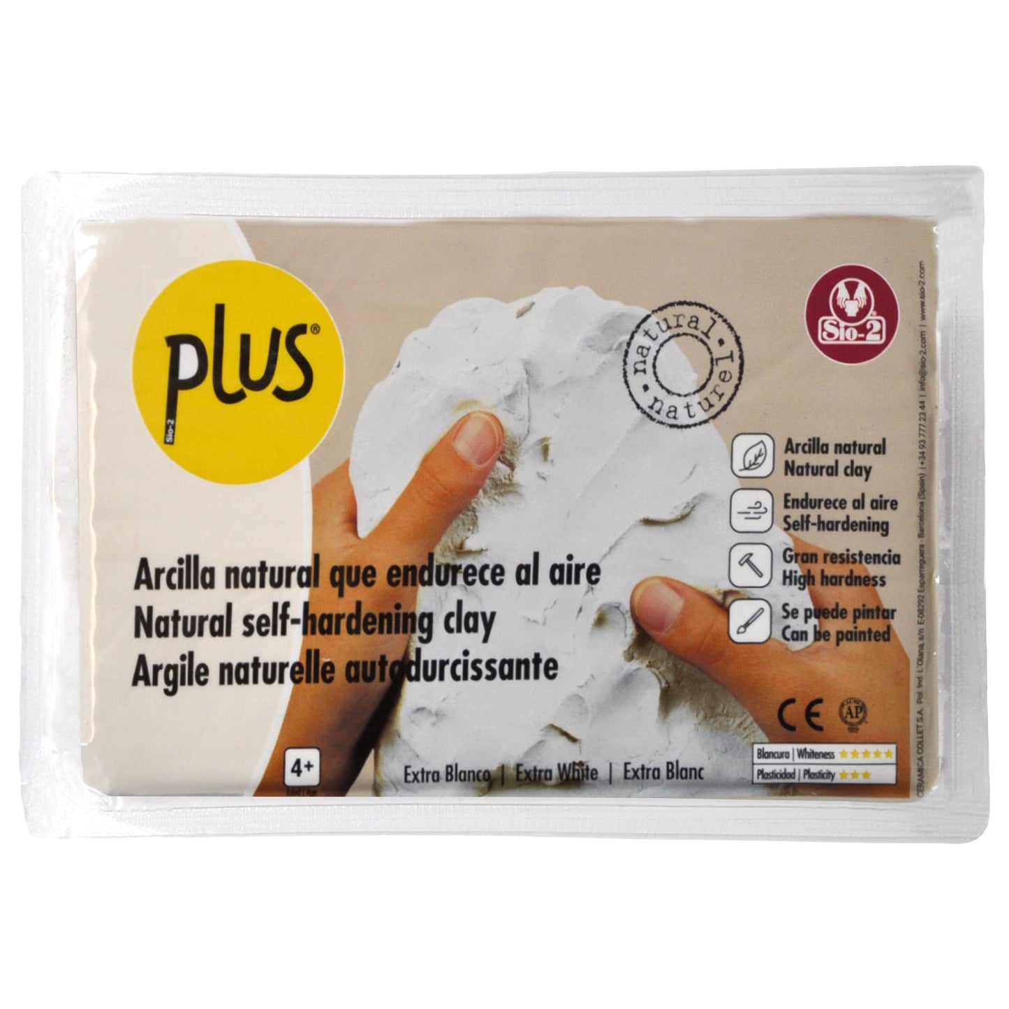 PLUS Clay - Self Hardening 2.2 lb. (1 kg.)
