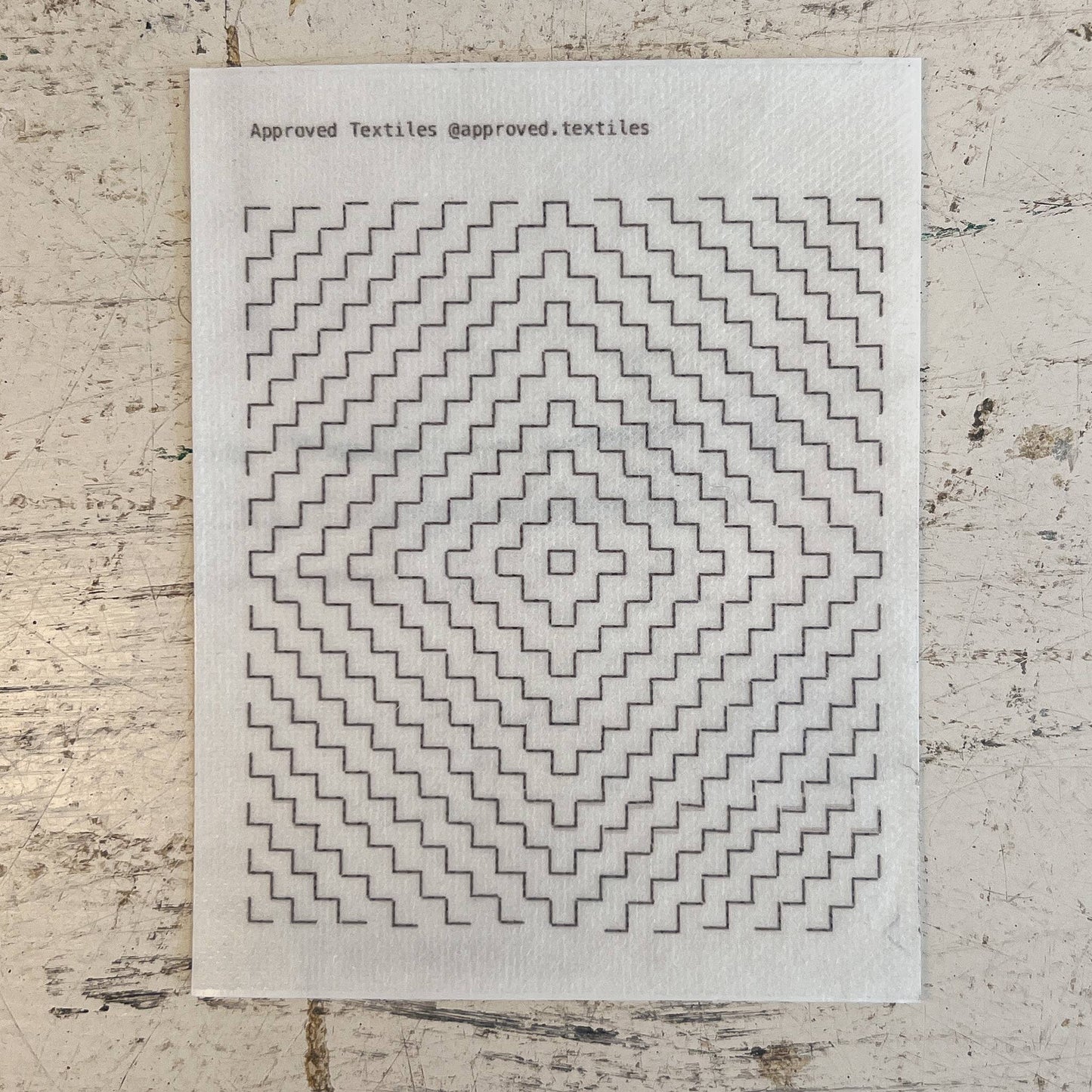 Persimmon Flowers - Minimal Mending + Embellishment Transfer