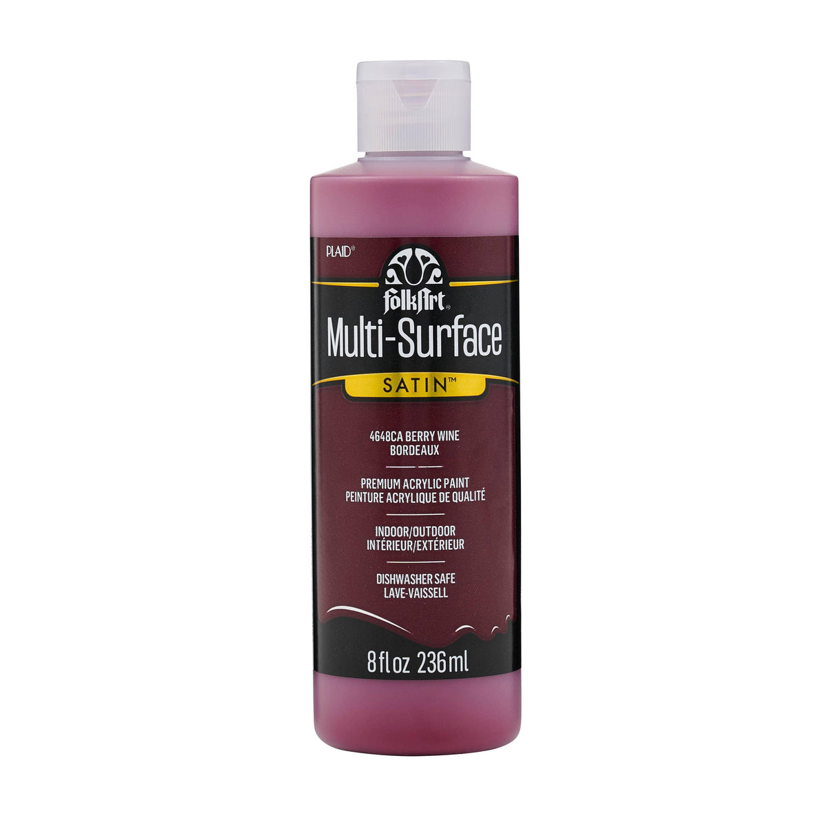 FolkArt ® Multi-Surface Satin Acrylic Paint, 8 oz and 16 oz