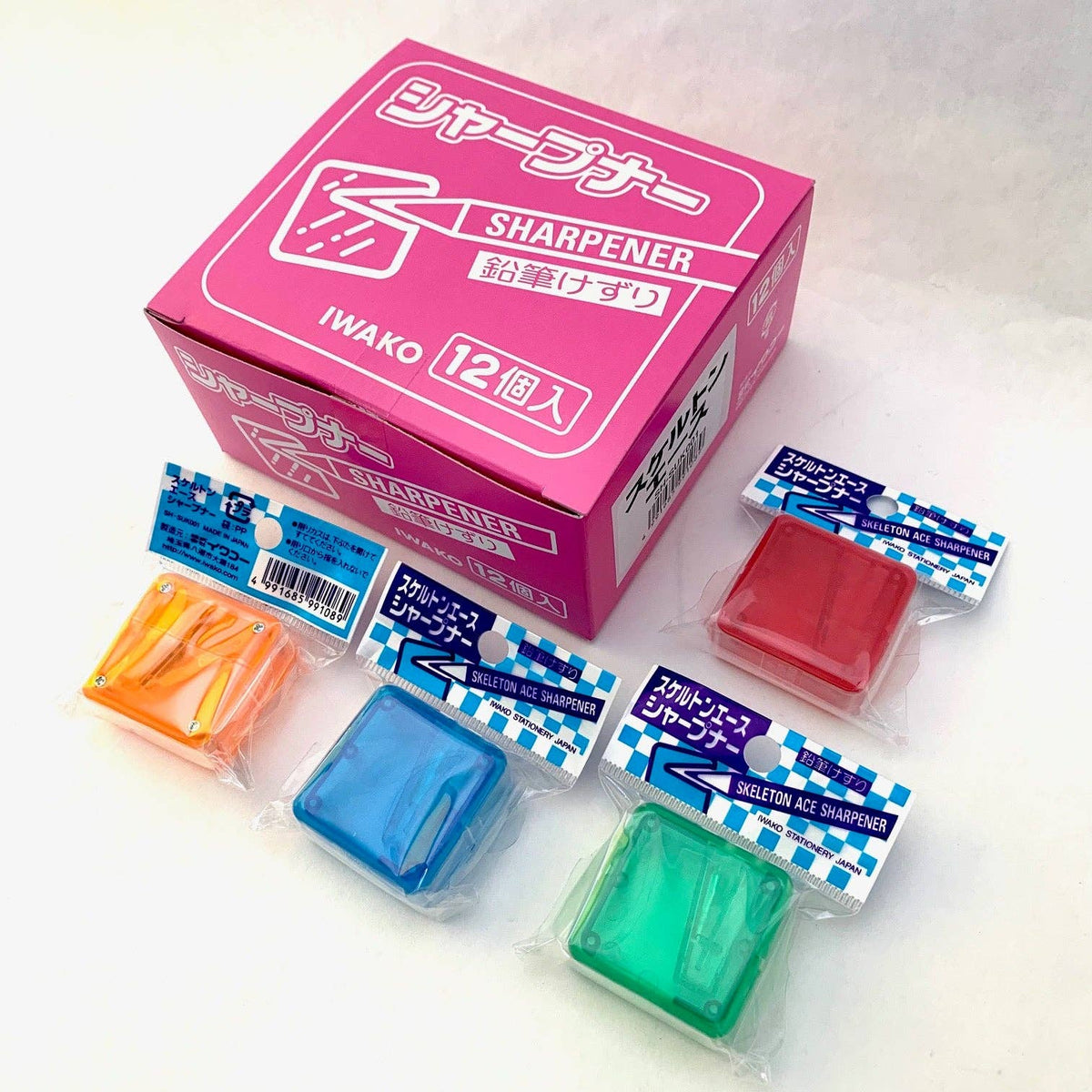 33328 Iwako See-Through Sharpeners