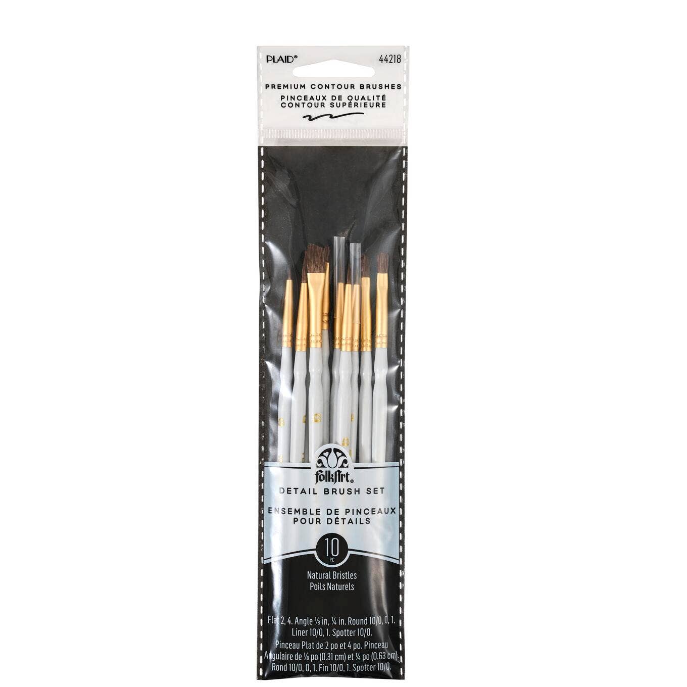 FolkArt Detail Brush Set 10 Piece