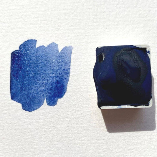 Handmade watercolor - Niki Blue