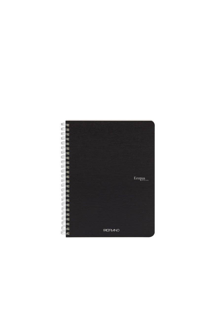 Fabriano Ecoqua Original Spiral-Bound Notebook, 5.8 in x 8.3 in, A5, Blank, 70 Sheets
