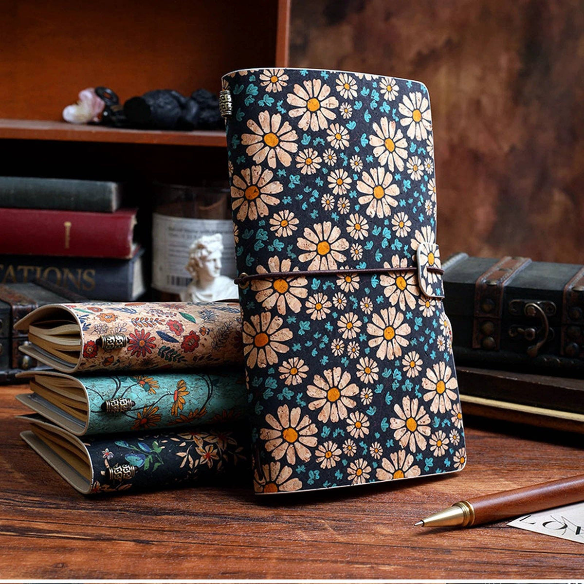 Vintage Floral Traveler Journal