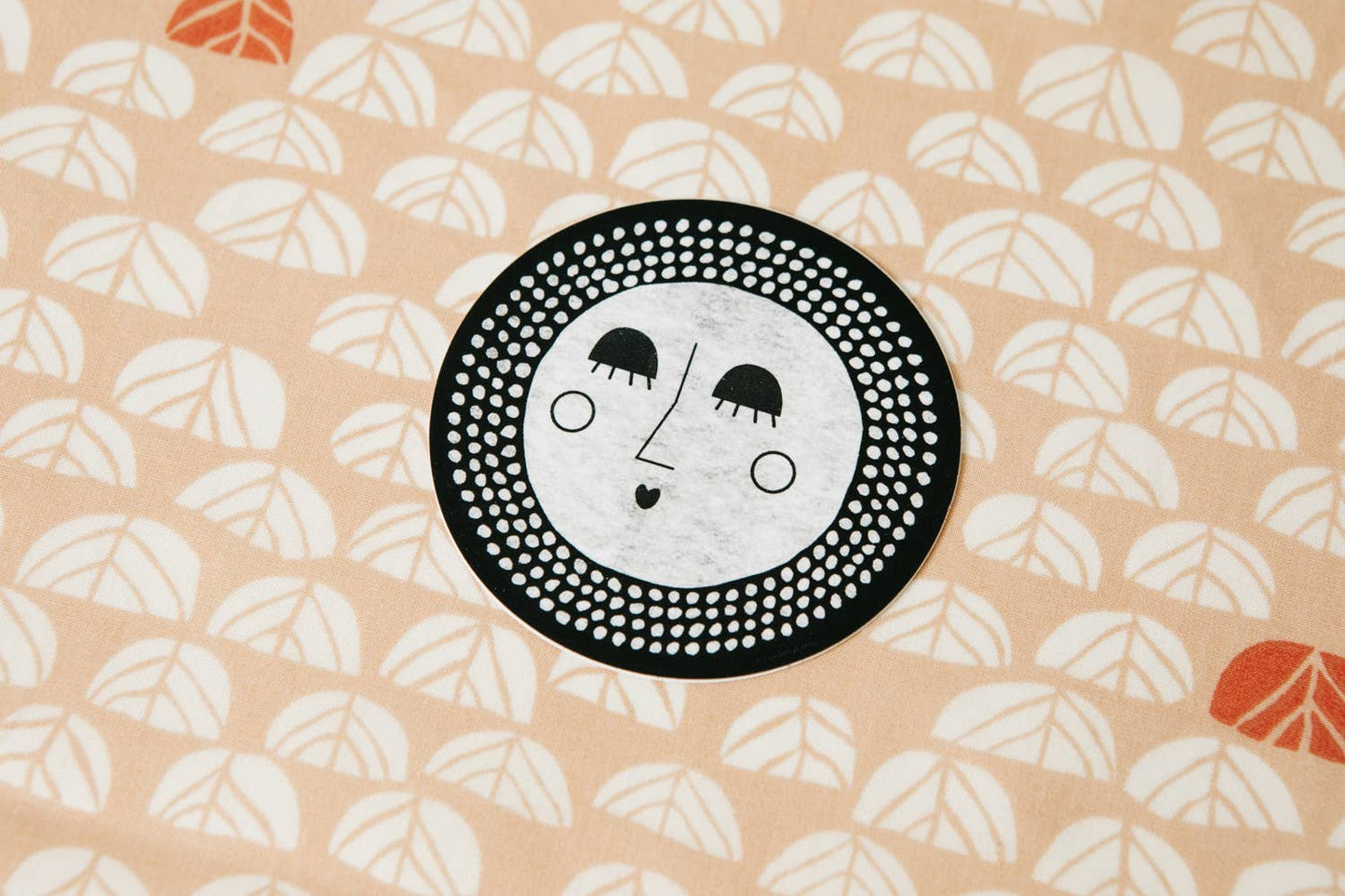 Sun Face Vinyl Decal Sticker