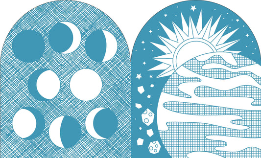 Coloring Book With Stickers: Outer Space