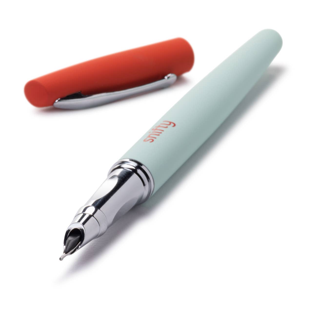 INK WELL ERASABLE FOUNTAIN PEN - PERIWINKLE/KELLY GREEN