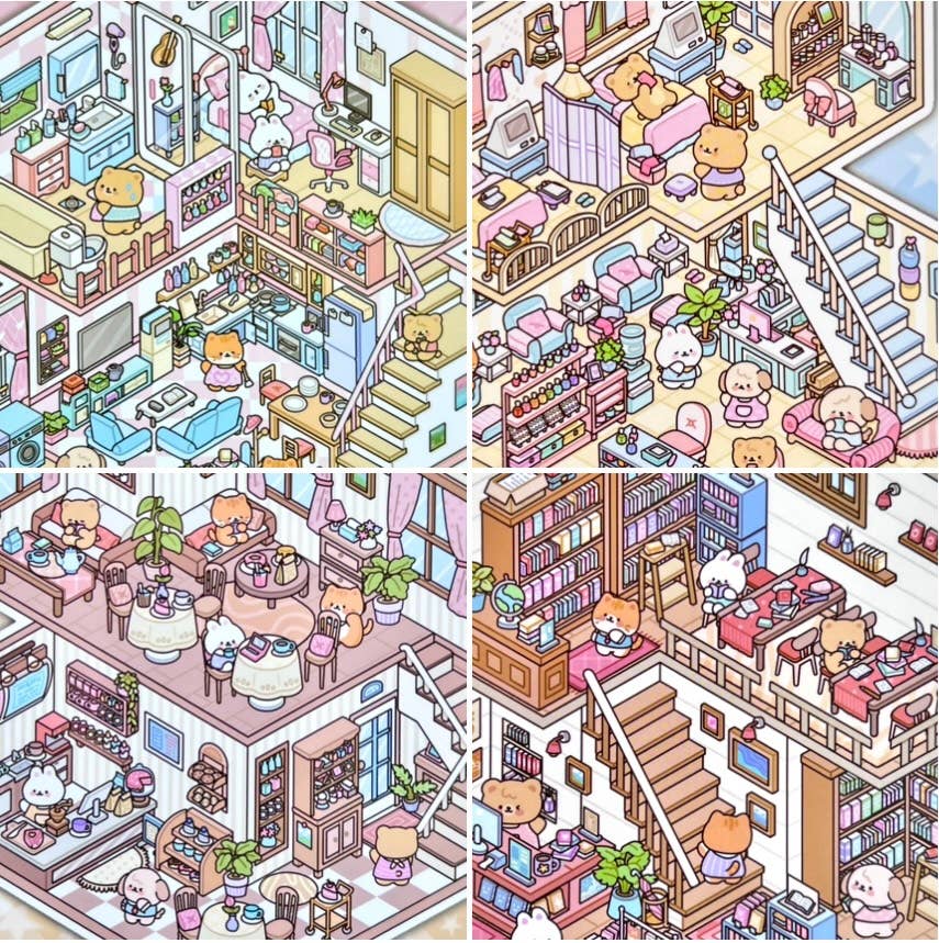 11073 3D Diorama Lifestyle Stickers