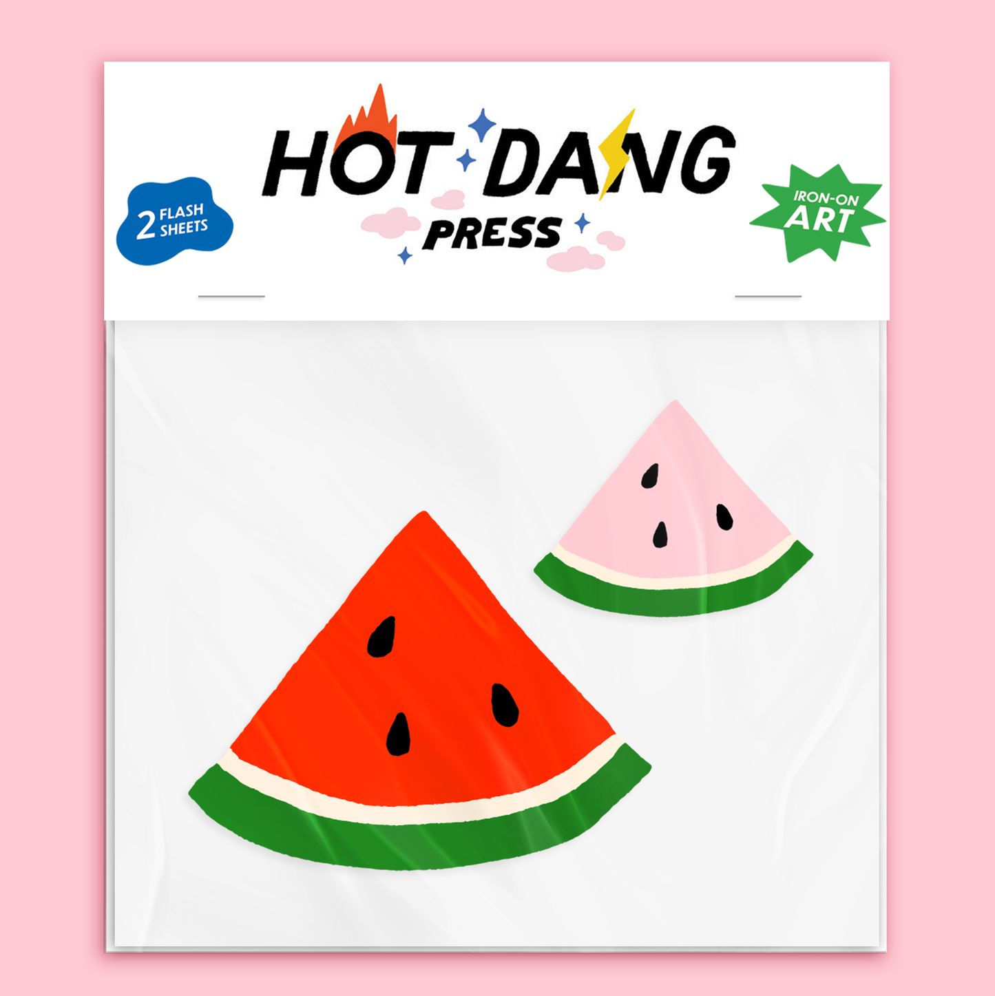Watermelon Buddies Iron-On - Hot Dang Press
