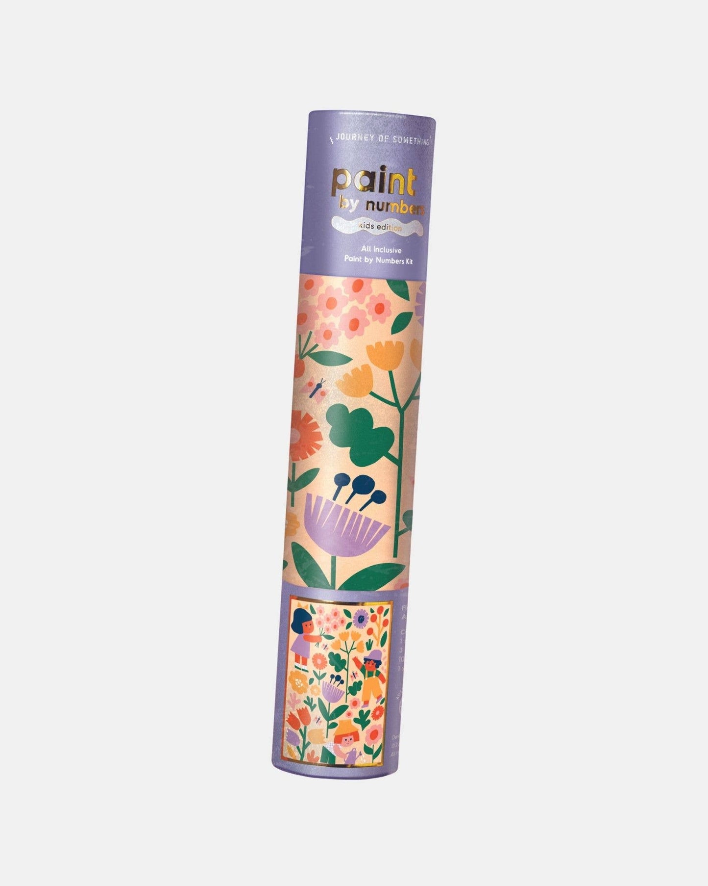 Paint by Numbers Kit & Canvas for Kids - Flower Patch