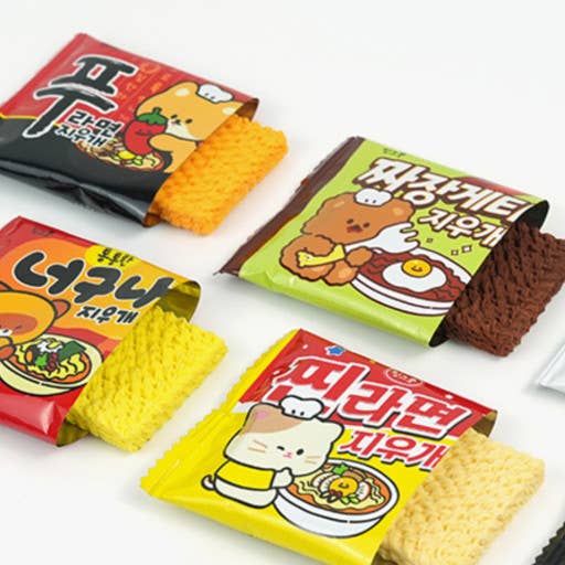 K -Ramen Shape Earaser Pack- Fun, goodybag