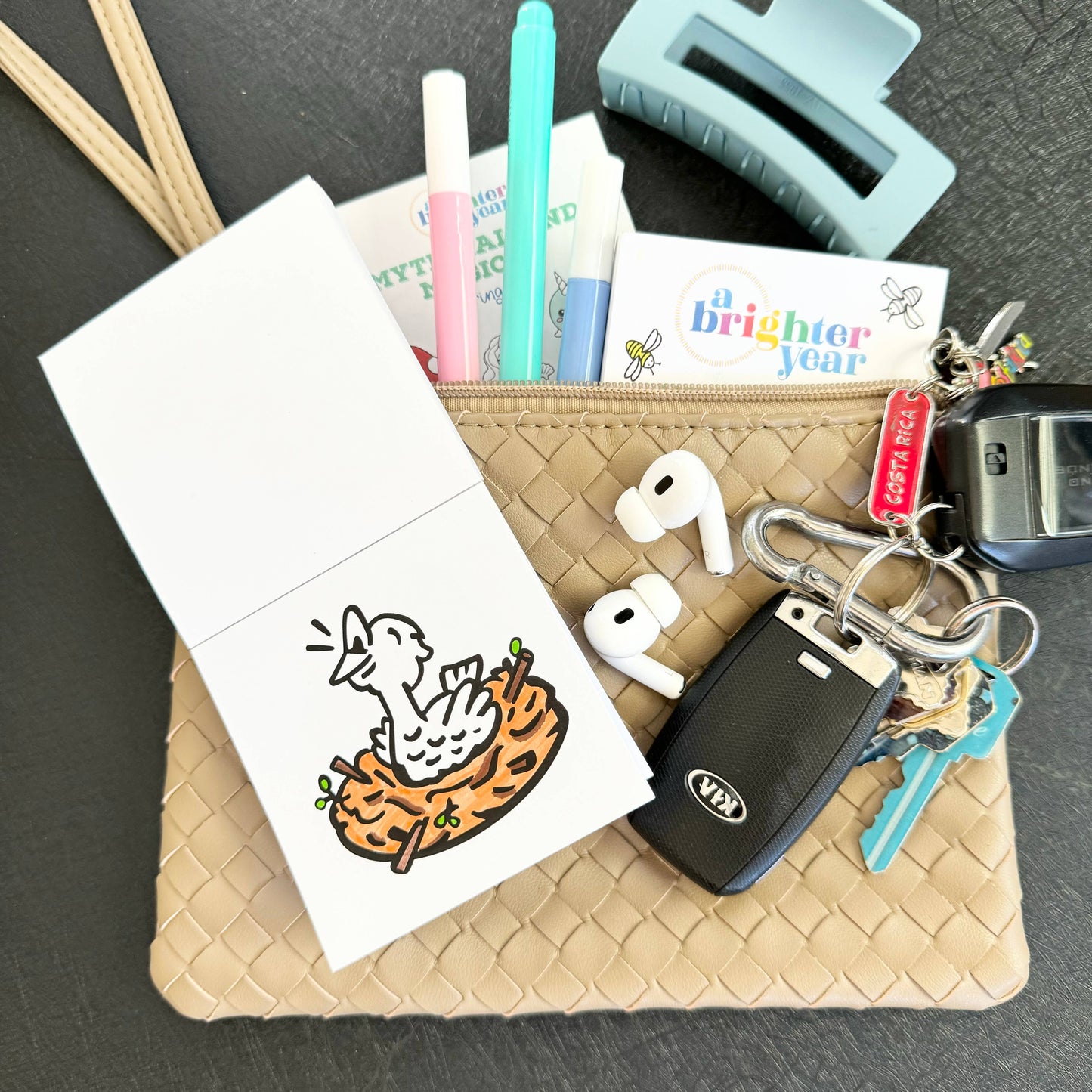 Pocket Pets Animal Designs 3x3 Mini Coloring Book for Adult