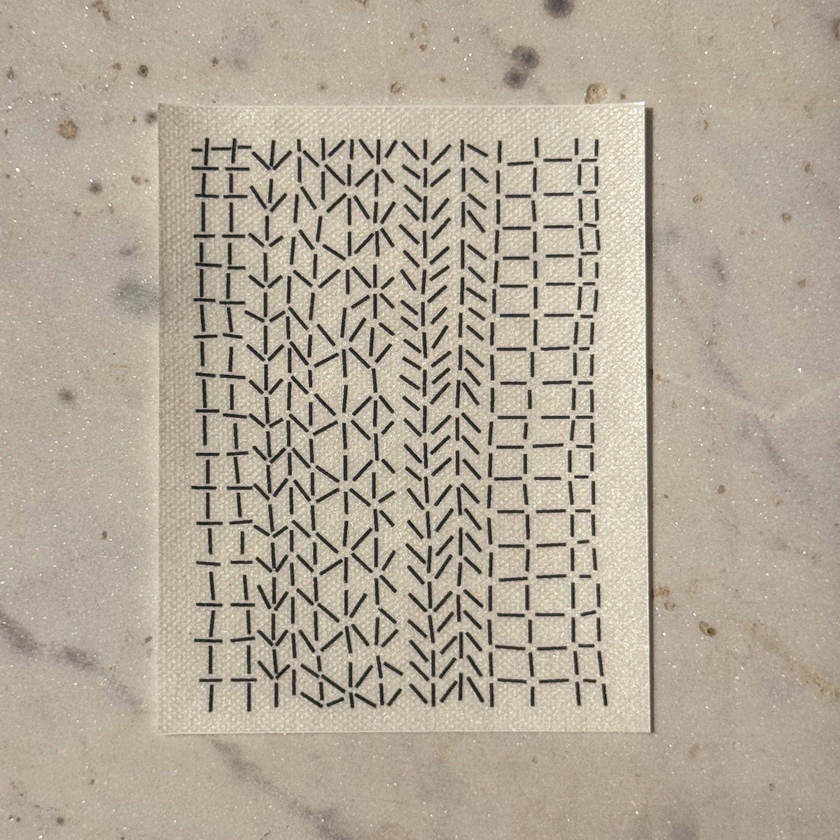 Geometric Stripes . Minimal Mending Series