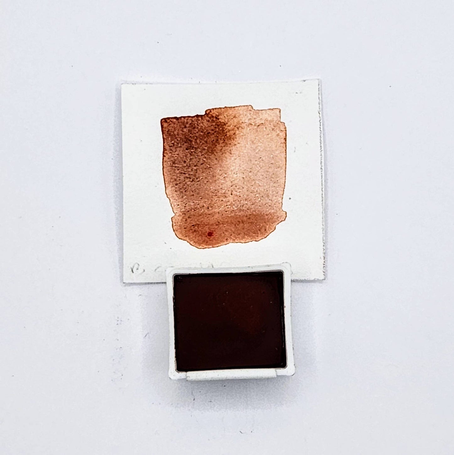 Watercolor Half Pan - Burnt Sienna