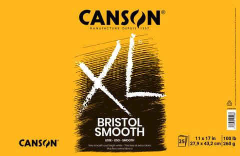 Canson Bristol Pad 11x17 25 Sheets