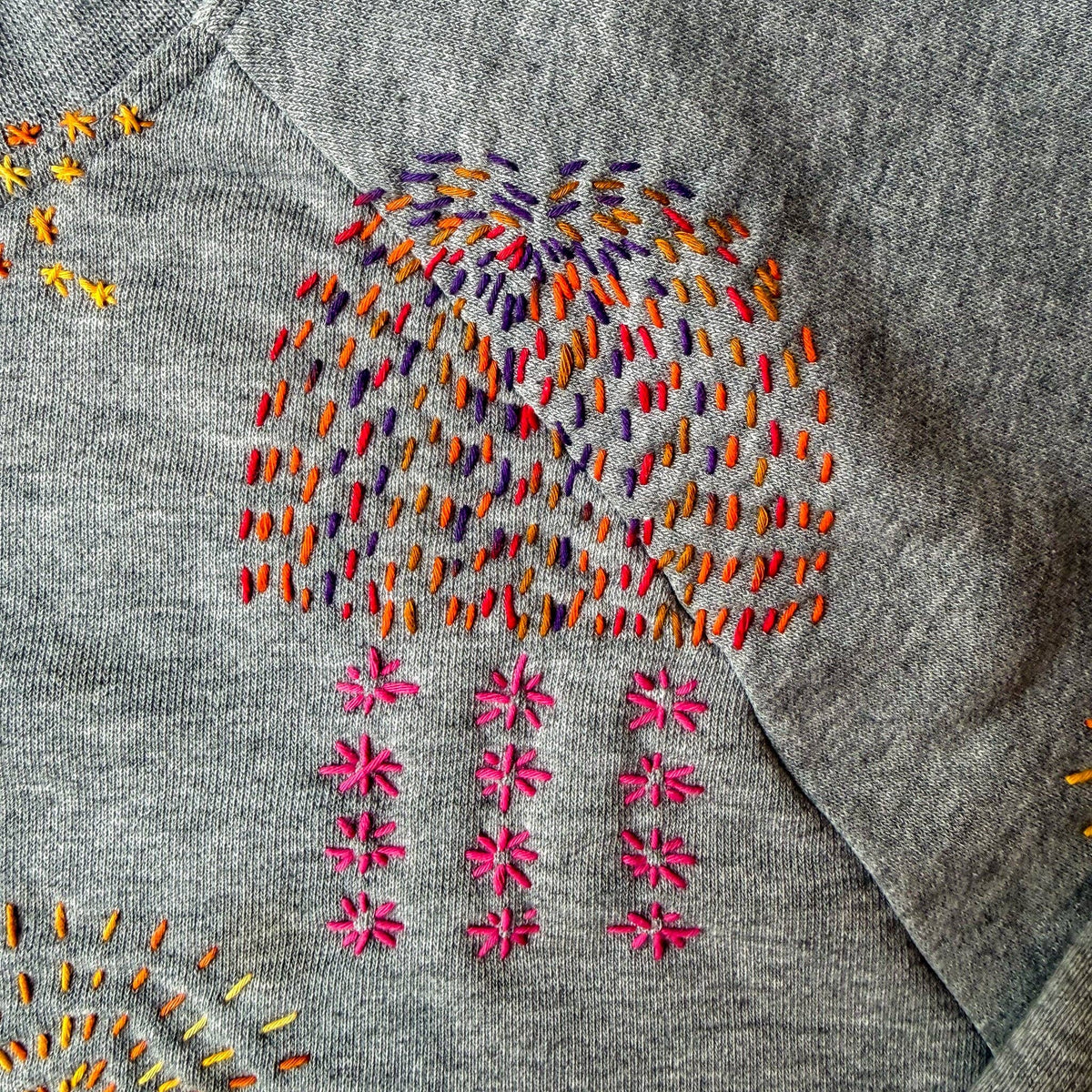 Hanabi (Fire Flowers): Visible Mending Transfers