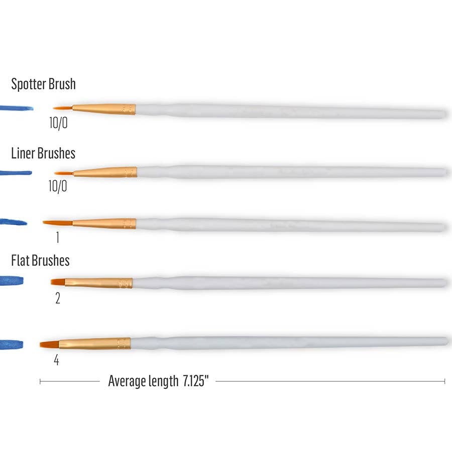 FolkArt Detail Brush Set 10 Piece