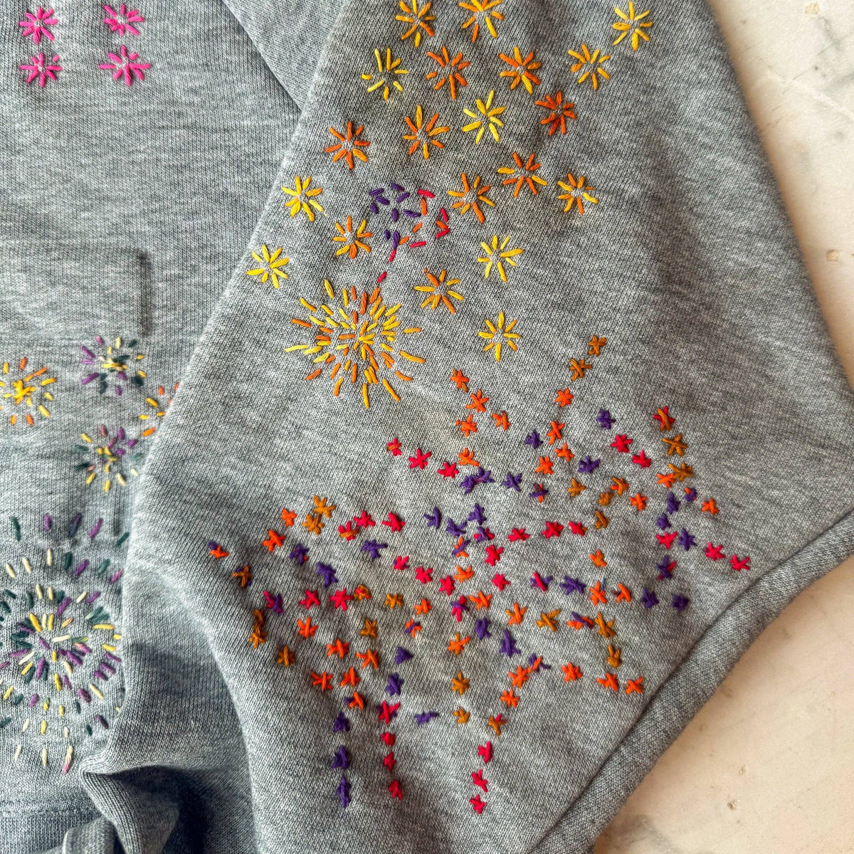 Hanabi (Fire Flowers): Visible Mending Transfers