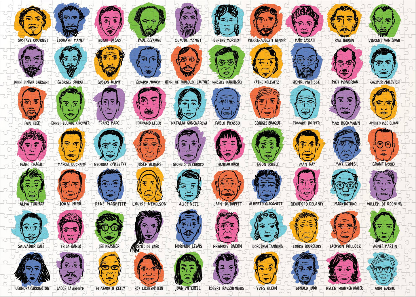 Modern Artists Puzzle