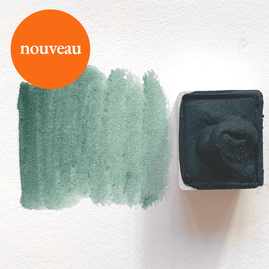 NEW - Handmade Watercolor - Matterhorn Green