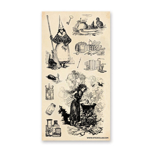 Vintage Spellcraft Sticker Sheet