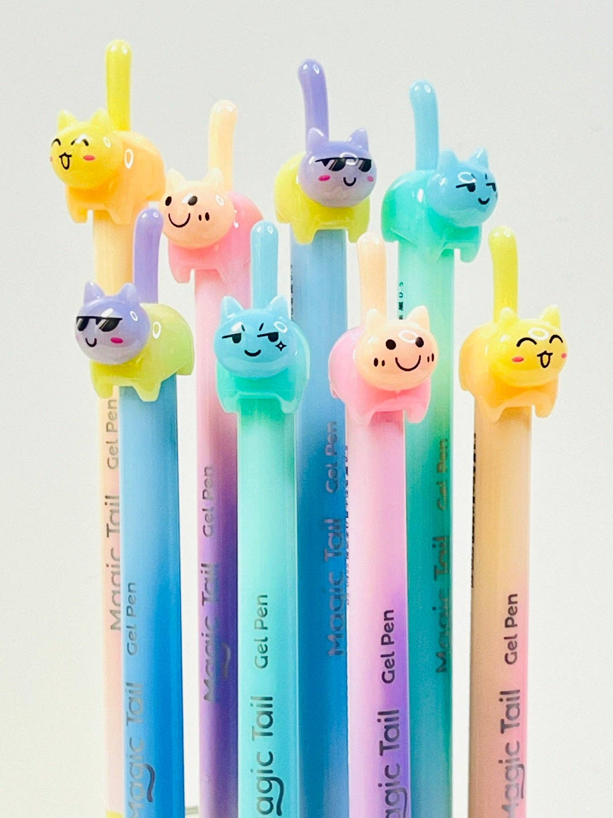 22189 Cat Tail Colors Gel Pen