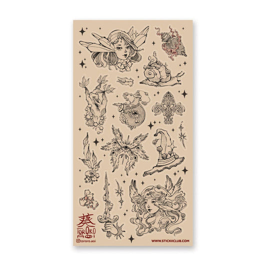 Curios & Winged Wonders Sticker Sheet