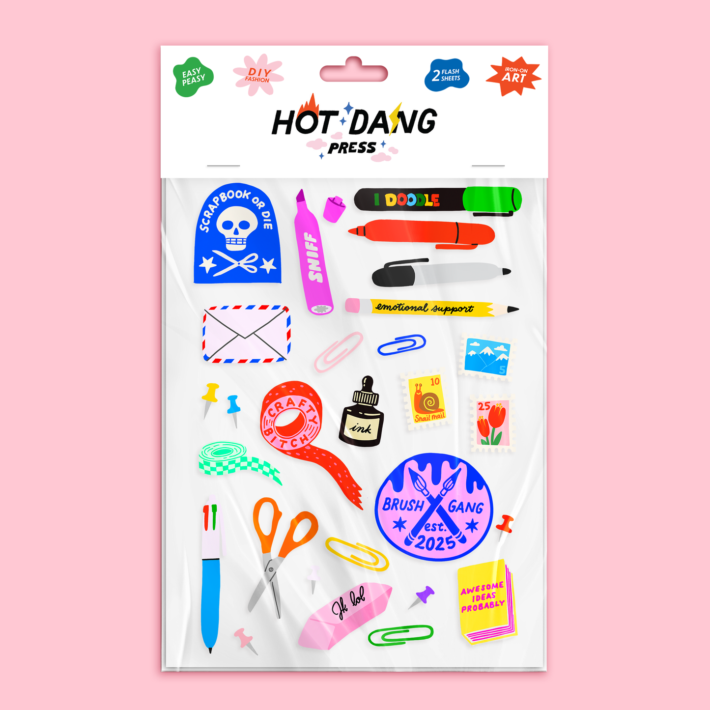 Stationery Addict Sheet Set - Hot Dang Press