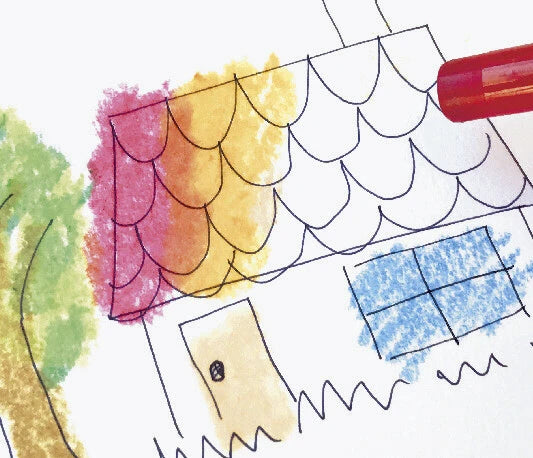 KOKUYO Transparent Kid-Safe Crayons