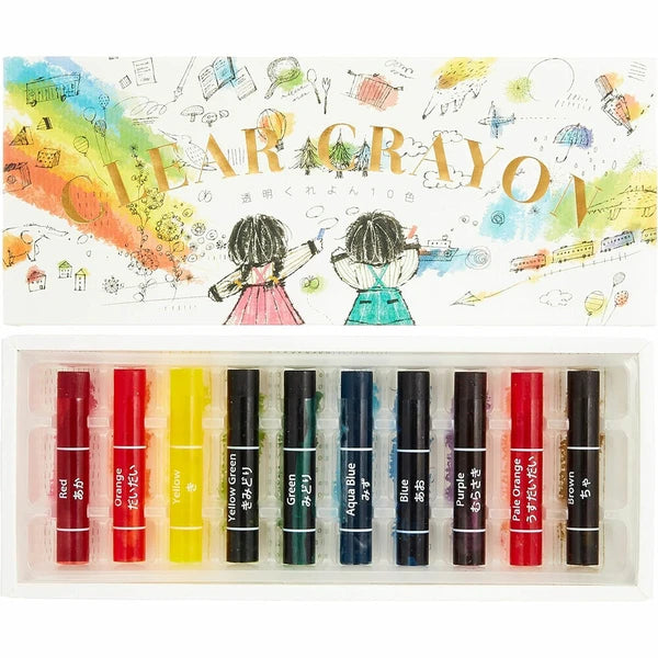 KOKUYO Transparent Kid-Safe Crayons