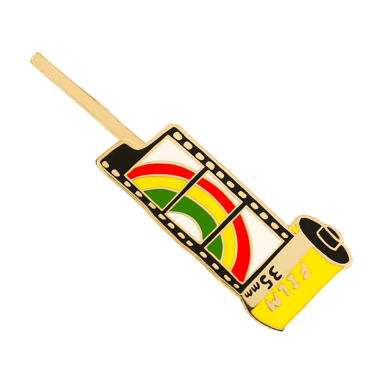 35mm Film Rainbow Hairpin