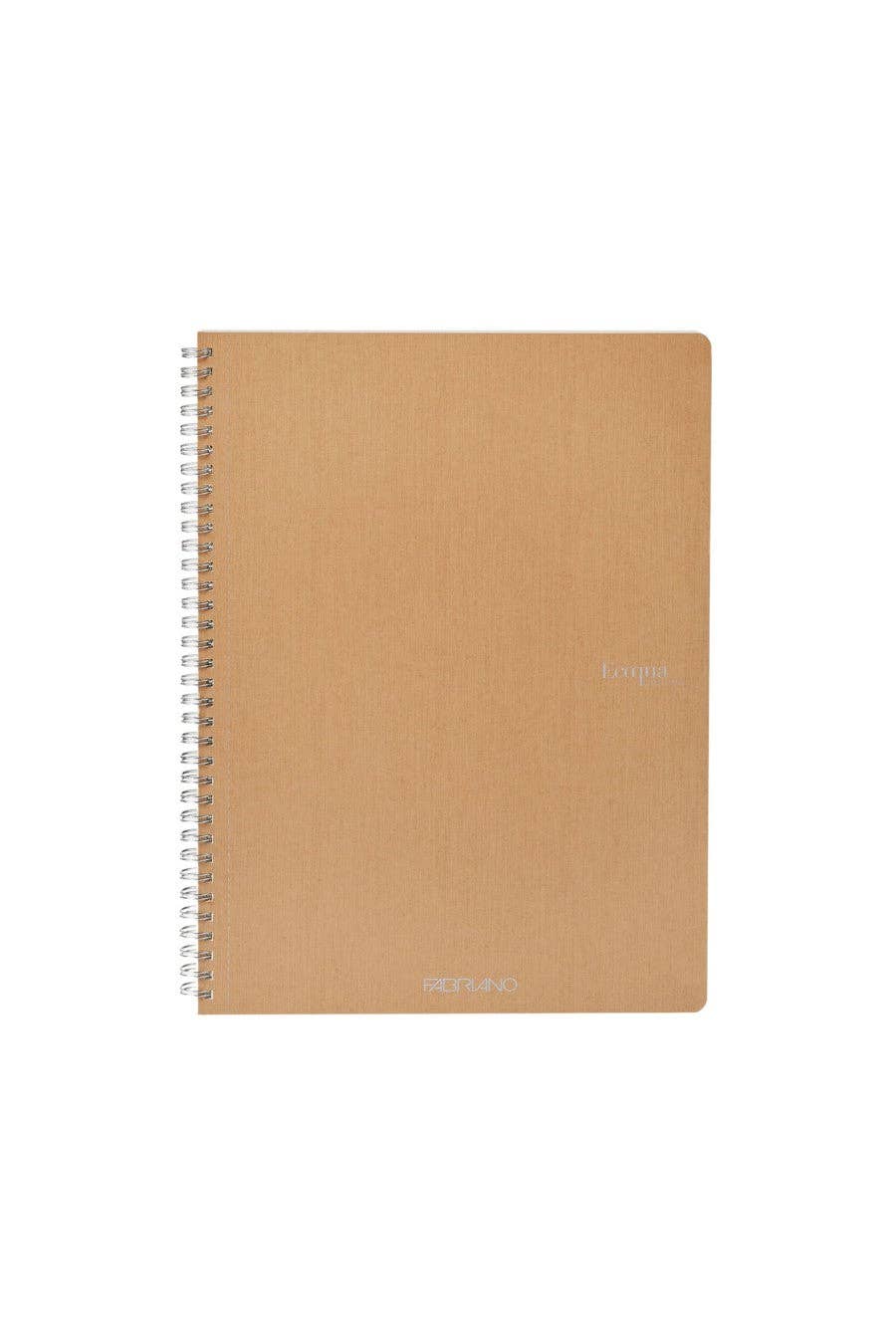 Fabriano Ecoqua Original Spiral-Bound Notebook, 5.8 in x 8.3 in, A5, Blank, 70 Sheets