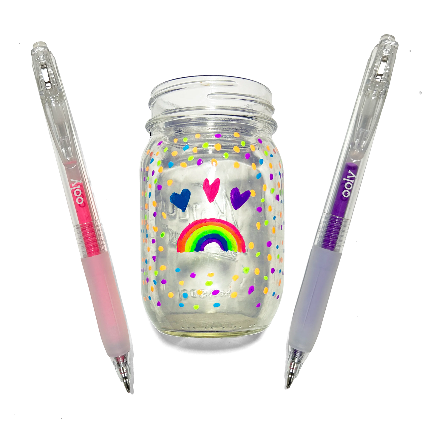 Jelly Gloss: Neon Multi-Surface Deco. Gel Pens (Set of 6)