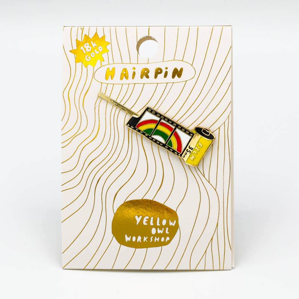 35mm Film Rainbow Hairpin